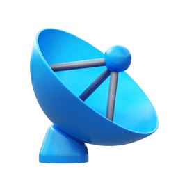 3d fluency gps signal illustration from icons8